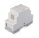 Caja Plástica Blanca 87mm x 60mm x 36mm, con ranuras de ventilación