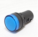 Indicador luminoso azul 12V