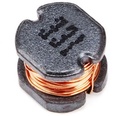 Inductor de potencia tipo CD54, 330uH, superficial