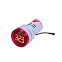 Termómetro rojo de -20 a 200°C para 22mm