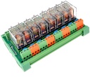 Tarjeta de salida para PLC con relé Omron de 12V 8 canales Activación en Alto o Bajo