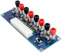Tarjeta de salida tipo banana para fuente ATX (12V, -12V, +5V, 3.3V)