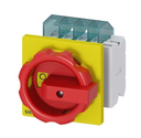 SENTRON, interruptor-seccionador 3LD, Pulsador de parada de emergencia, 3 polos