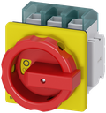 Interruptor-seccionador 3LD, Pulsador de parada de emergencia, 3 polos - SIEMENS