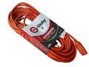 Extension electrica 15mts 3 tomas naranja 2x14