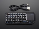 Teclado USB inalámbrico en miniatura con panel táctil