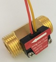 Sensor de flujo de agua ½ pulgada, latón