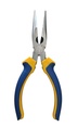 Pinza punta recta 5" mango azul HYTRONIC