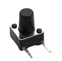 Pulsador 2 pines en L 6X6 - Pulsador 6mm de alto aprox