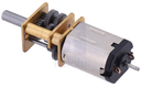 Motorreductor de metal micro HPCB 6V 1000:1 con eje de motor extendido