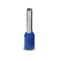 Terminal tubular aislado azul 14AWG largo 14mm
