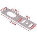 Soporte recto para sensor infrarrojo reflectivo y de proximidad. Tipo I. M12