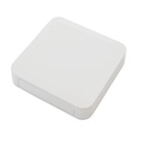 Caja plástica impermeable 125x125x28mm