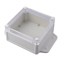 Caja plástica impermeable con tapa transparente 168x120x61mm