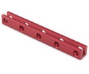 Viga de aluminio 5 agujeros. 72mm