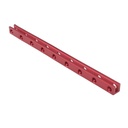 Viga de aluminio 9 agujeros. 136mm