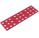Plato tipo C de aluminio 9x3 agujeros. 80x24mm
