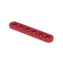 Viga de conexión 6x1 agujeros. 52x10mm