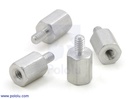 Separador metálico M/H 1/4'' (4 unidades)     