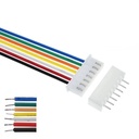 Kit cable conector hembra 2.54mm+conector macho recto para PCB. De 7 pines