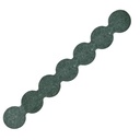 Aislante circular para batería 18650. 7 celdas