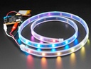 Cinta RGB con caimanes para micro:bit. 30 LED, 50cm