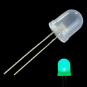 LED 10mm difuso Verde