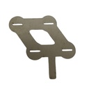 Conector de Niquel 4P para unir paquetes de baterías 18650. Forma 33-Tipo V