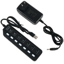 Hub USB de 7 puertos. Con adaptador