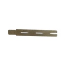 Conector de Niquel 3P para unir paquetes de baterías 18650. Forma lineal