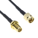 Cable extensión SMA RG174 macho a hembra. 30cm