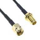 Cable extensión RPSMA macho a RPSMA hembra. 30cm