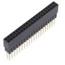 Header hembra 2x20. 2.54mm. H13.5/PC9.7