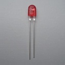 LED Ovalado 5mm Rojo