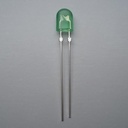 LED Ovalado 5mm Verde