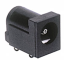 Conector tipo jack de barril de alimentación, 2.50 mm de diámetro interno, 5.50 mm de diámetro externo