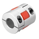 Acople flexible estrella para motor. De 10mm a 12mm