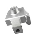 Bloque de conexión de extremo de pie de perfil de aluminio 4040. M10