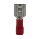 Terminal tipo FAST ON aislada hembra plana - 16-22AWG