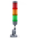 Torre de señal de advertencia LED multicapa con sonido. 24V, 70mm