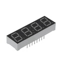 Display 7 seg. x 4 A.C. rojo Multiplex 4cmx1,4cm