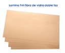Plaqueta 20x30cm Fibra de vidrio doble faz