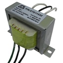 Transformador de voltaje con secundario 12VAC-0-12VAC, 1A. TR-M1