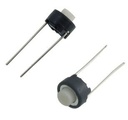 Pulsador redondo pequeño 6mm 2 pines - Pulsador 1.5mm alto aprox.