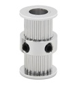 Polea 2GT de sincronismo doble de 20 dientes, 8mm
