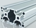 Perfil de aluminio OB4080W para CNC