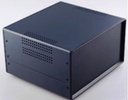 Caja metálica, panel plástico 220x120x195mm